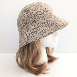 NEW Kangol Jacquard Bell Bucket Hat Logo Print Ladies L